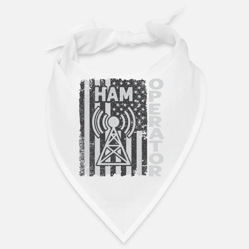 Ham Operator US-Flagge Bandana