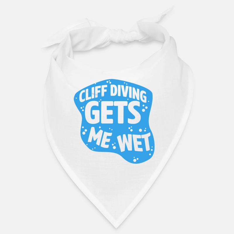 Cliff Diving Gets Me Wet Cliff Diver Base Jumping Bandana