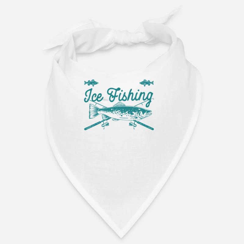 Ein schlechter Tag beim Eisfischen Lustig Bier Bandana