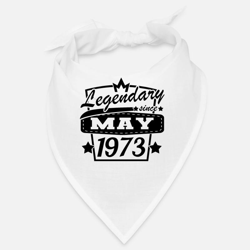 Mai 1973 Rétro Anniversaire Bandana