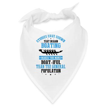 Drachenboot Trainer und Drachenboot - Bandana - Weiß - Vorne