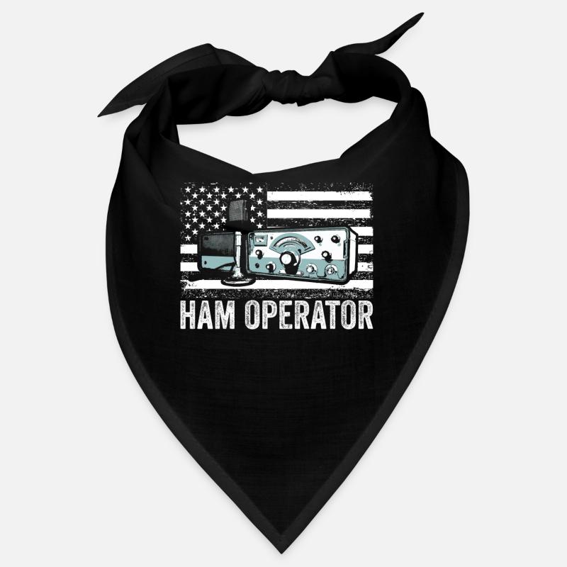 Ham Operator US-Flagge Bandana
