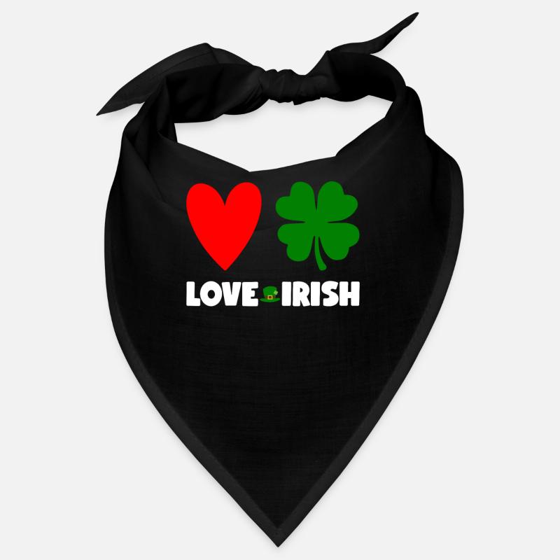 St Patricks Day Accessoires Ireland Shamrock Deko Bandana