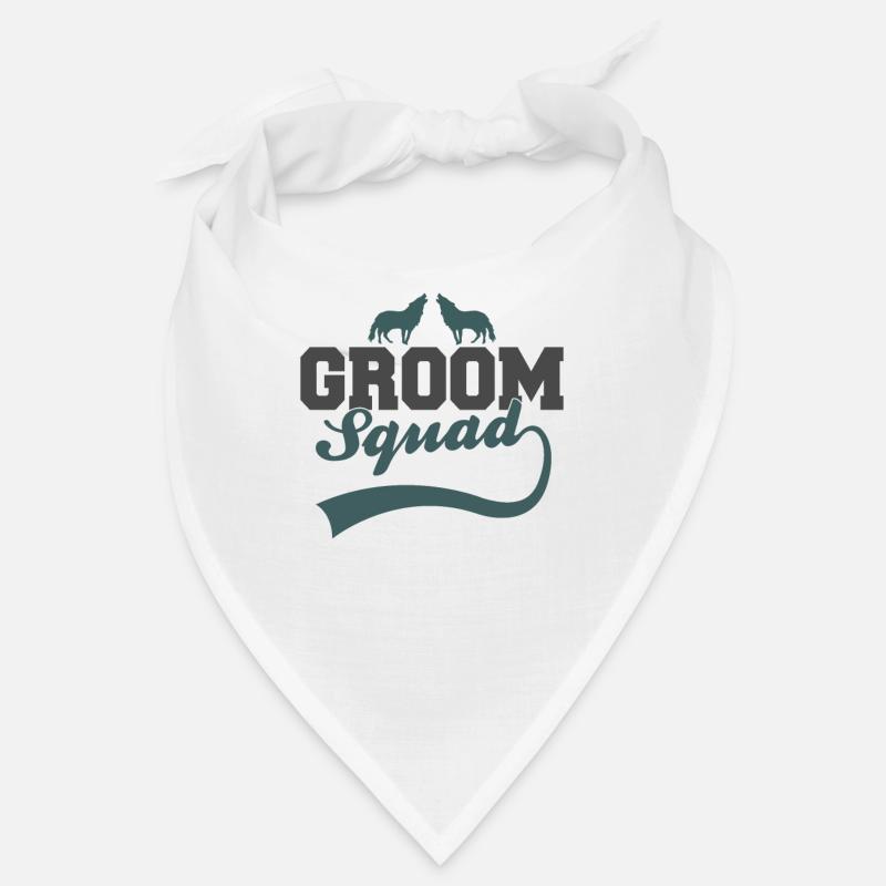 Groom's Wolf Pack Bandana
