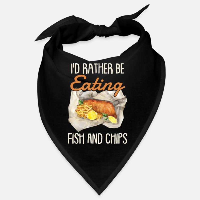 Je préfère manger du fish and chips Bandana