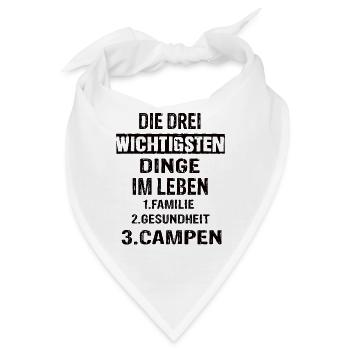 Campen - Bandana - Weiß - Vorne