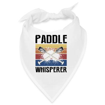 Drachenboot und Drachenboot Crew - Bandana - Weiß - Vorne