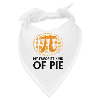 Pi-Tag Kuchen Mathematik Zahl Pi Symbol Essen - Bandana - Weiß - Vorne