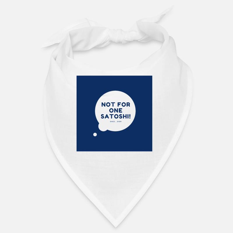 Pas pour un Satoshi bulle bleu Bandana
