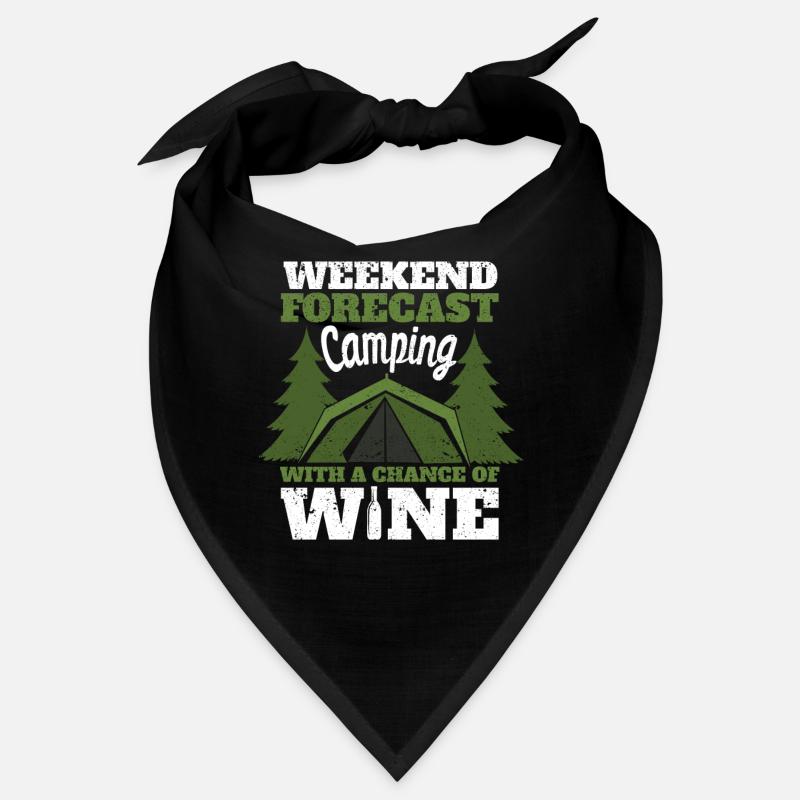 Prévisions week-end camping avec vue sur le vin Bandana