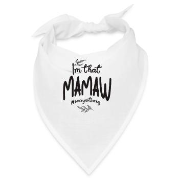 Ich bin das Mamaw tut mir leid, es tut mir nicht leid - Bandana - Weiß - Vorne