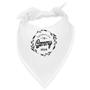 Wieder zur Gammy befördert - Oma - Bandana - Weiß - Vorne