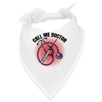 Call me Doctor 15 - Bandana - Weiß - Vorne
