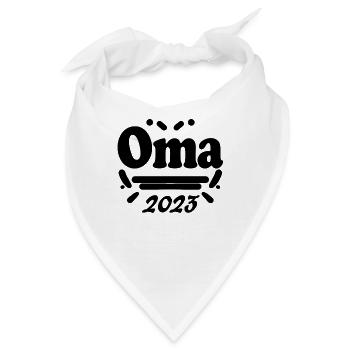 Oma 2023 - Werdende Oma 2023 - Bandana - Weiß - Vorne