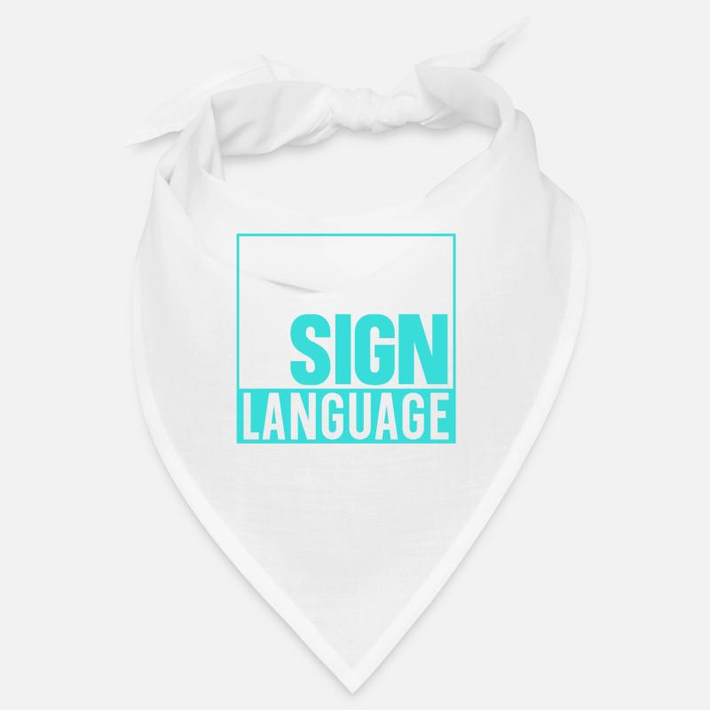 Fließend In Gebärdensprache Awareness Gebärden Bandana