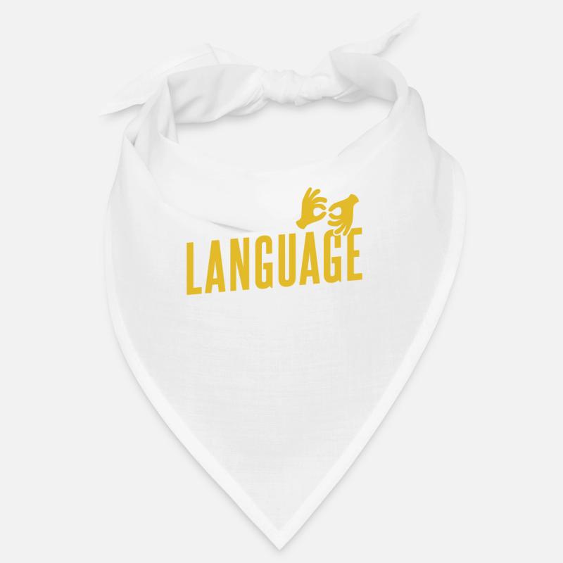 Gebärdensprache Experte Gebärden Gestik Awareness Bandana