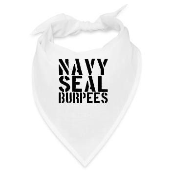 Burpees Shirt - Bandana - Weiß - Vorne