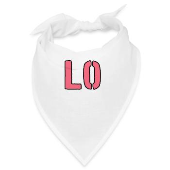 Love Liebe Teamshirt - Bandana - Weiß - Vorne
