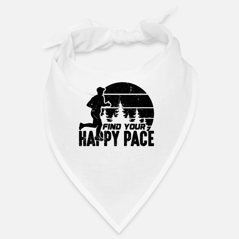 Trouvez votre Happy Pace Retro Athletes Trail Runner Bandana