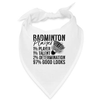 Badminton Player 1% Player Shuttlecock Badminton - Bandana - Weiß - Vorne