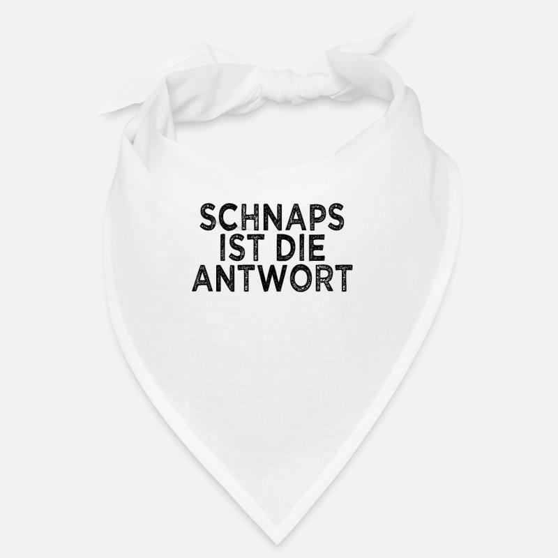 lustiger Schnaps Spruch Bandana