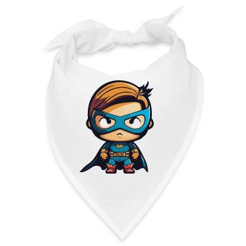 1. Kitatag Superhelden-Junge für kleine Helden - Bandana - Weiß - Vorne