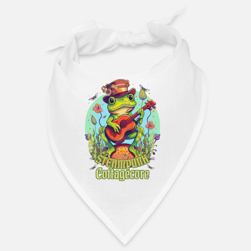 Mignon Steampunk Cottagecore Esthétique Toadstool Fro Bandana