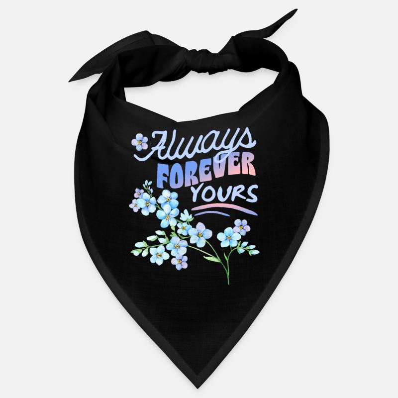 Forget-my-not, forget-me-not, Valentine's Day Bandana