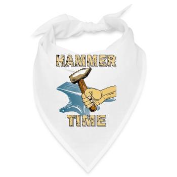 HAMMER TIME AMBOSS - Bandana - Weiß - Vorne