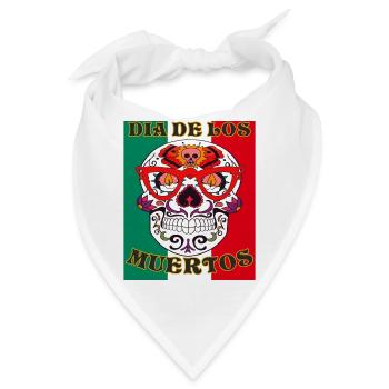 DIA DE LOS MUERTOS - Bandana - Weiß - Vorne