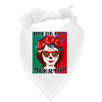 DIA DE LOS MUERTOS - Bandana - Weiß - Vorne