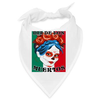 DIA DE LOS MUERTOS - Bandana - Weiß - Vorne
