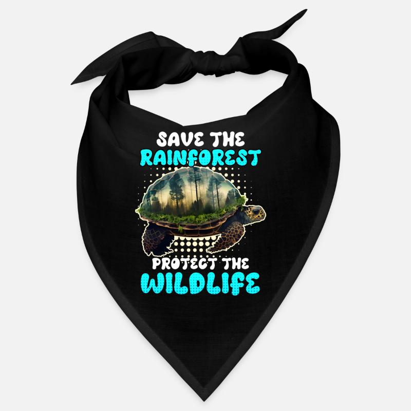 Save the rainforest Wildlife Conservation Bandana