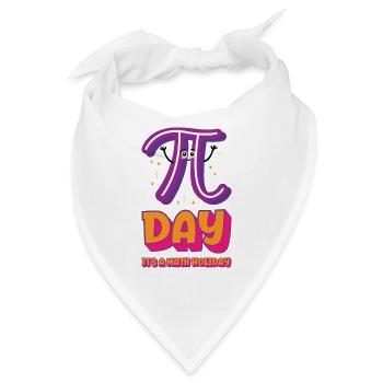 Pi-Tag Mathematik Feiertag Pi Symbol Zahl - Bandana - Weiß - Vorne