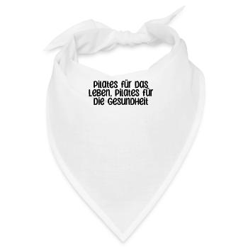 Pilates - Pilates für das Leben, Pilates für die - Bandana - Weiß - Vorne