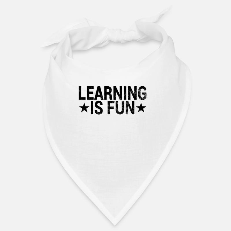 Lernen Spaß Spruch Bandana