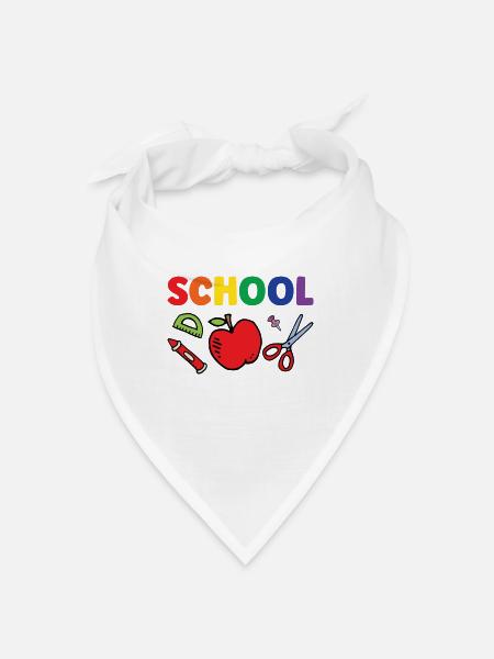 Back to School Vibes Back to School Back to School - Bandana - white