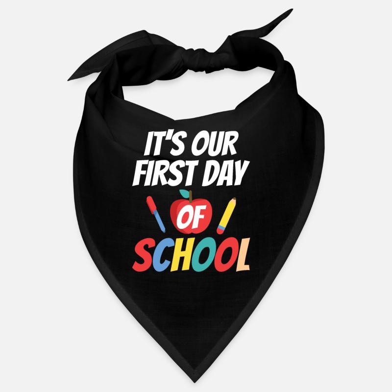 C’est notre premier jour d’école School Start School Bandana