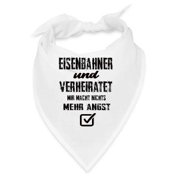 Eisenbahner - Bandana - Weiß - Vorne