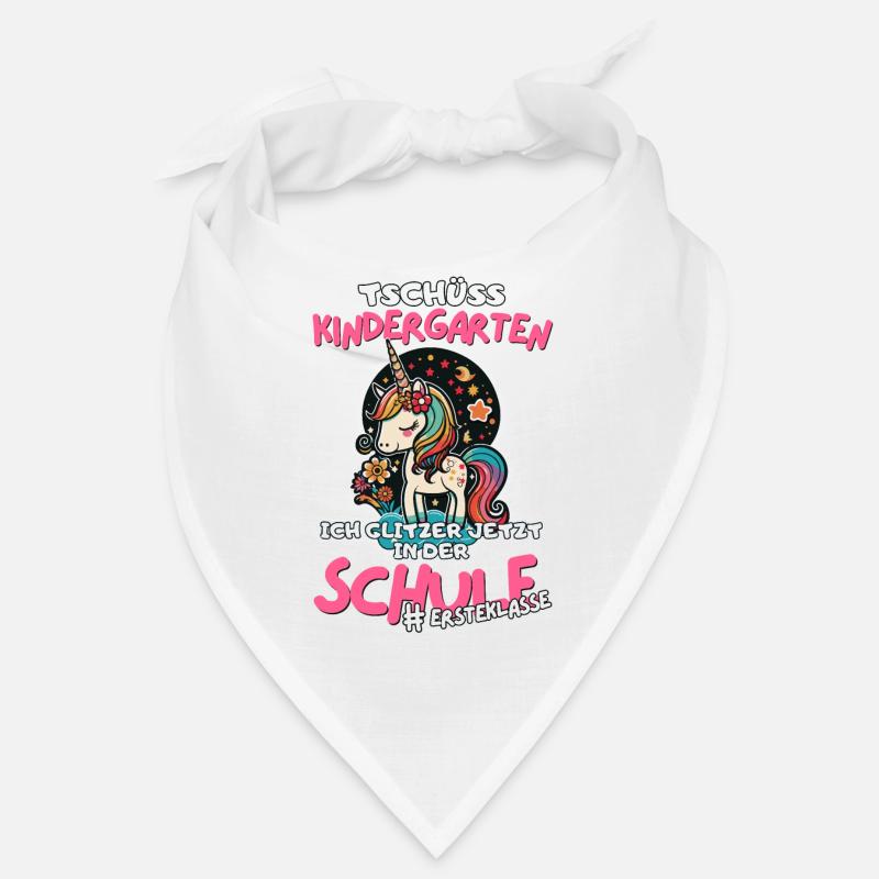 Glitzernde Einschulungsgeschenkidee für Mädchen Bandana