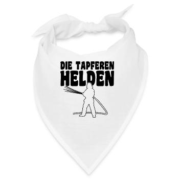 Feuerwehr Tapfere Helden - Bandana - Weiß - Vorne