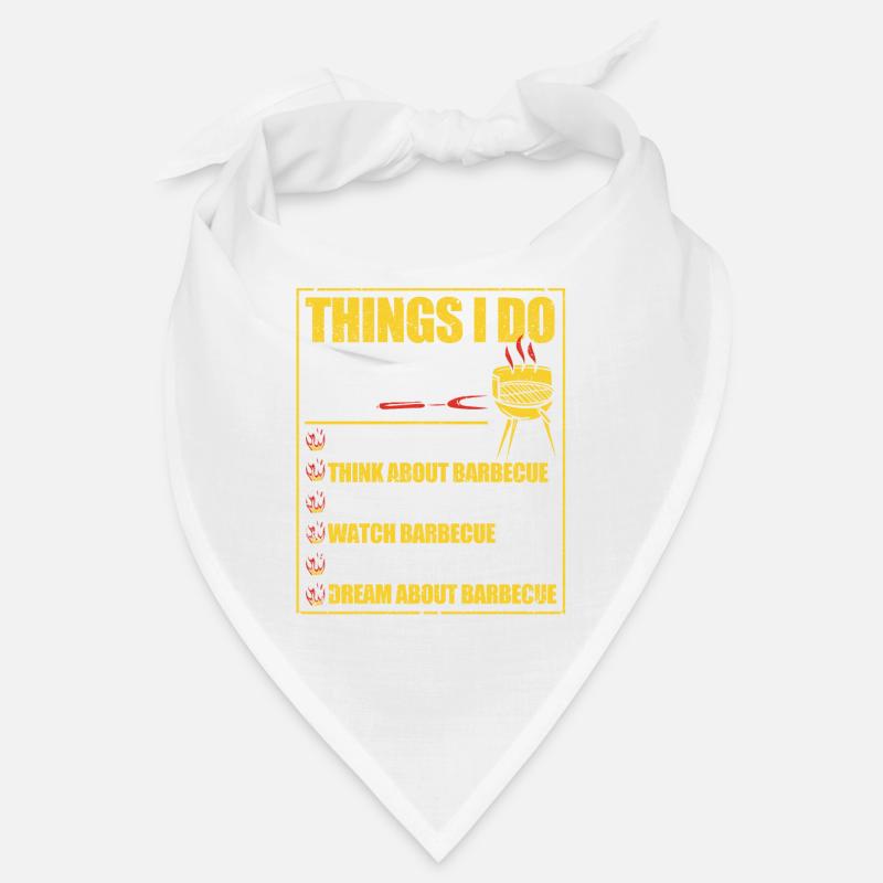 Ce que je fais pendant mon temps libre Barbecue Bandana