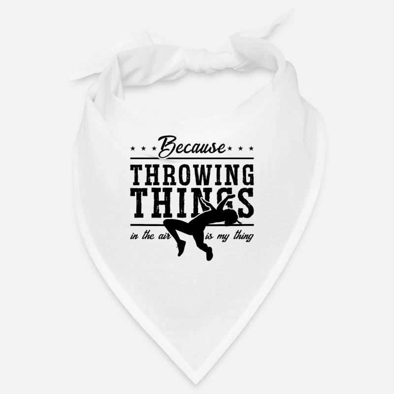 Because Throwing Things In Race Running Sprinter Bandana