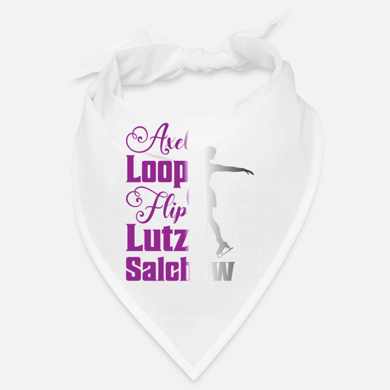 Axel Loop Flip Lutz Salchow Figure de patinage sur glace Bandana