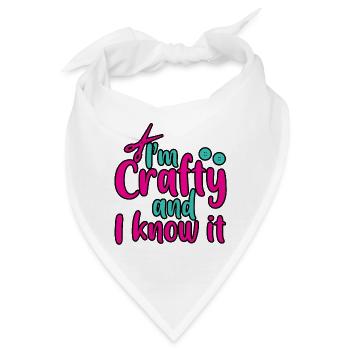 I'm Crafty And I Know It 2 - Bandana - Weiß - Vorne