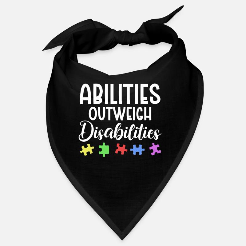 Autism awareness - abilities predominate Bandana