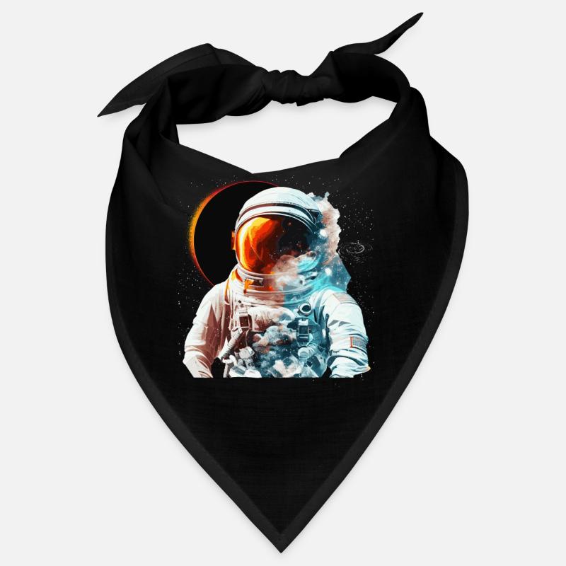 Solar Eclipse Space Astronaut Astronomy Galaxy Bandana