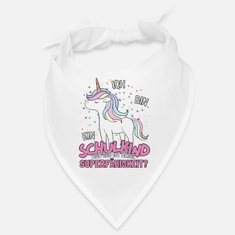 Schulanfang Einhorn Schulkind Einschulung Mädchen Bandana