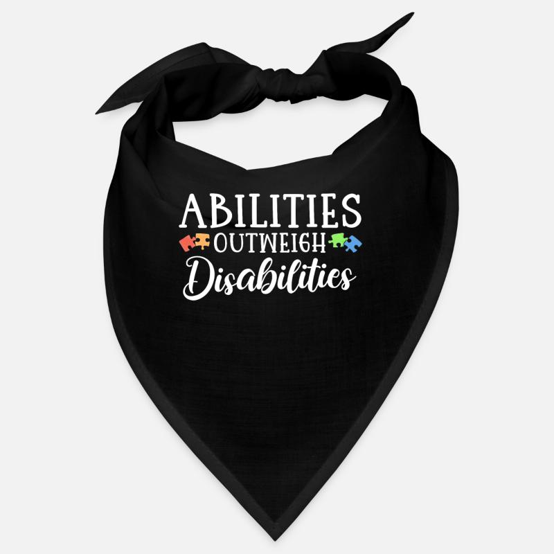 Autism awareness - abilities predominate Bandana