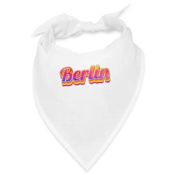 Berlin Berlinerin Berliner Stadt Berlin - Bandana - Weiß - Vorne